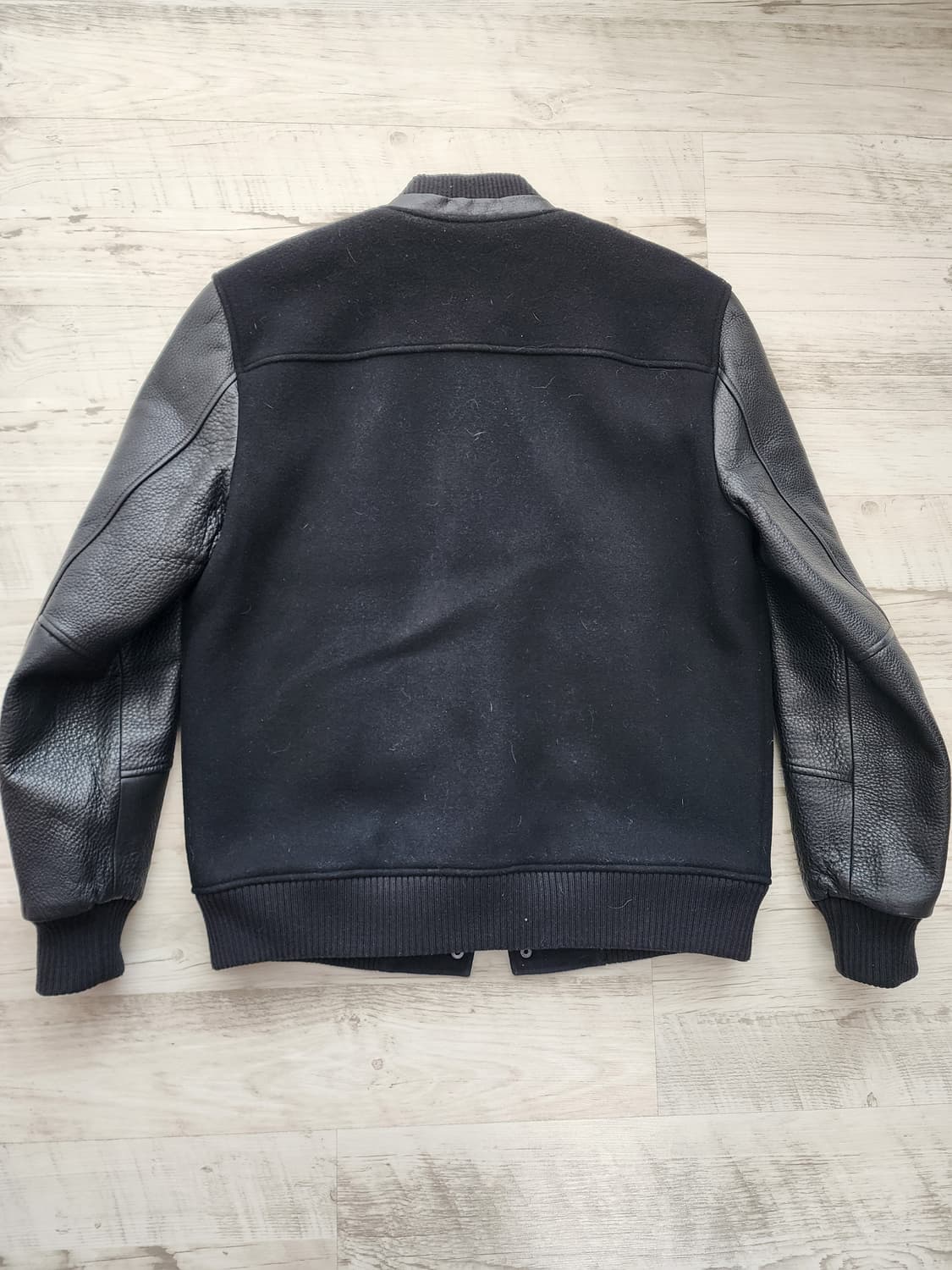 LOKWARD 로커드 울 소가죽 스타디움 바시티 자켓 100~105 야구 상품이미지2