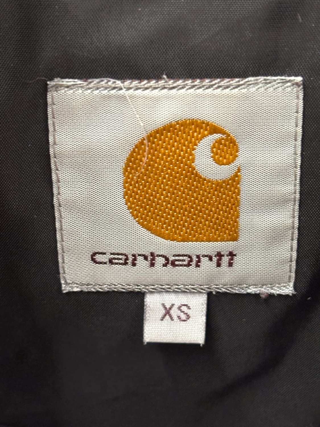 칼하트 블랙 후드 패딩 자켓 XS 상품이미지4