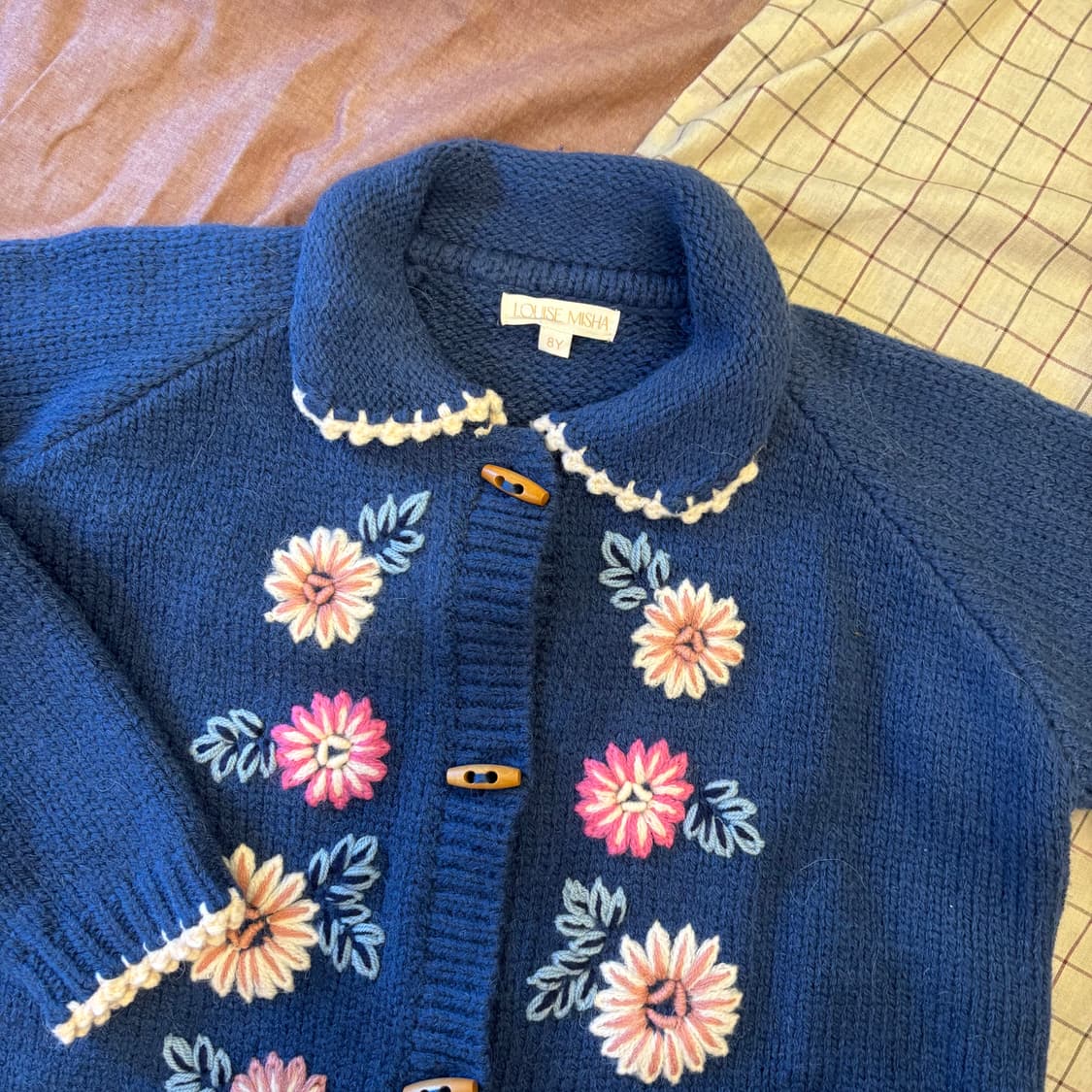 루이스미샤 24fw 플라워 가디건(8y)   상품이미지2
