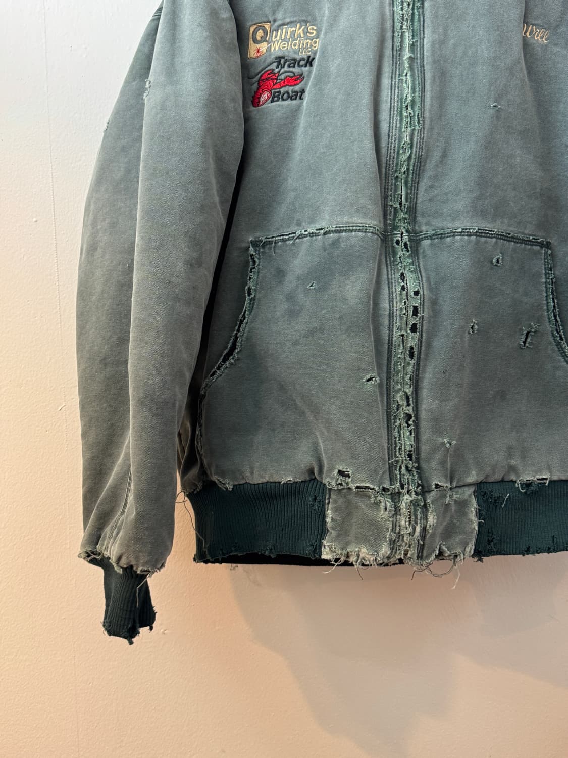 90'S Track Boat Quilted Lined jumper 상품이미지4