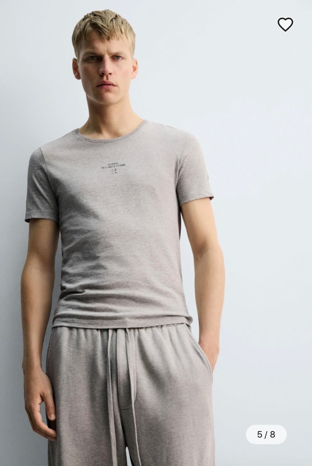 자라 x SR_A (슬림핏) 티셔츠 상품이미지5