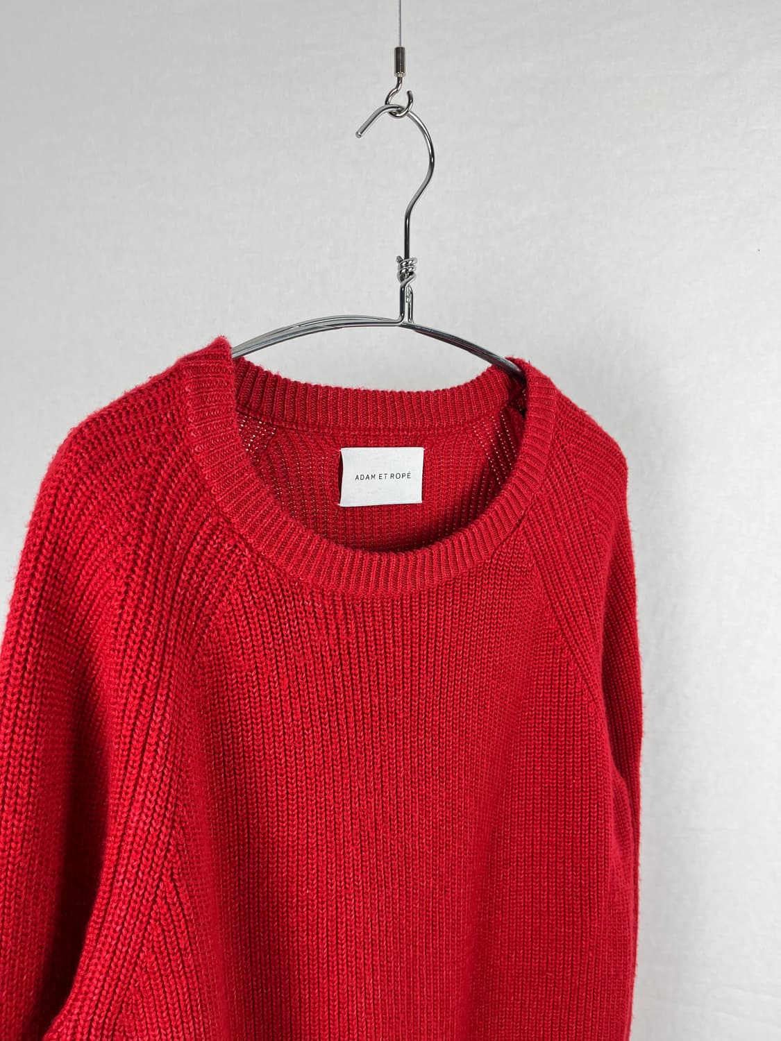 ADAM ET ROPE 레드 컬러 니트  상품이미지2