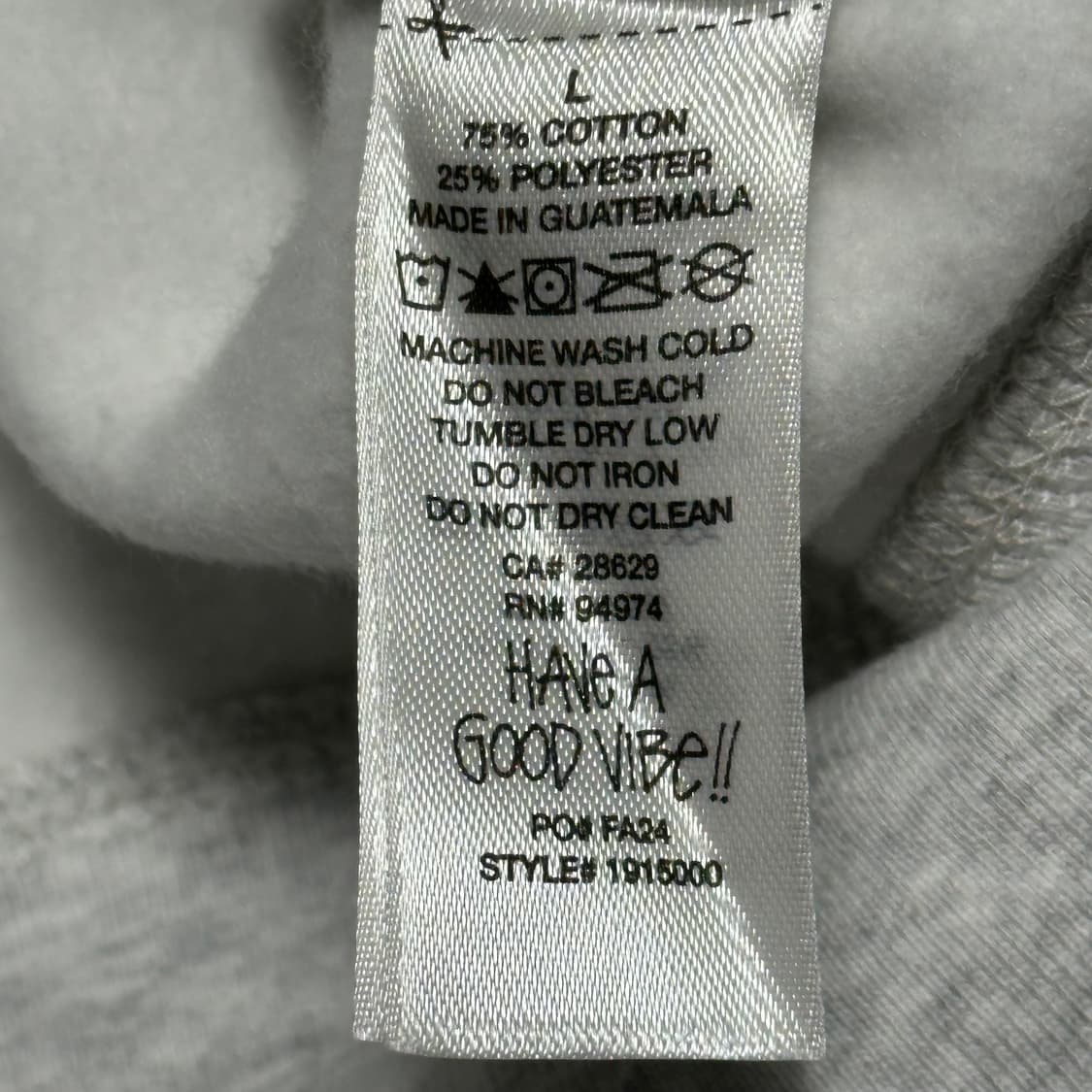 Stussy 빅로고 애쉬헤더 기모 맨투맨 상품이미지4