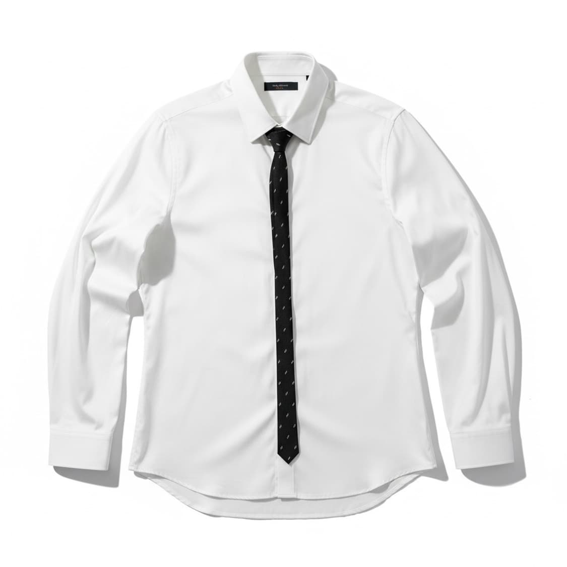 닐바렛 화이트 슬림핏 셔츠 상품이미지1