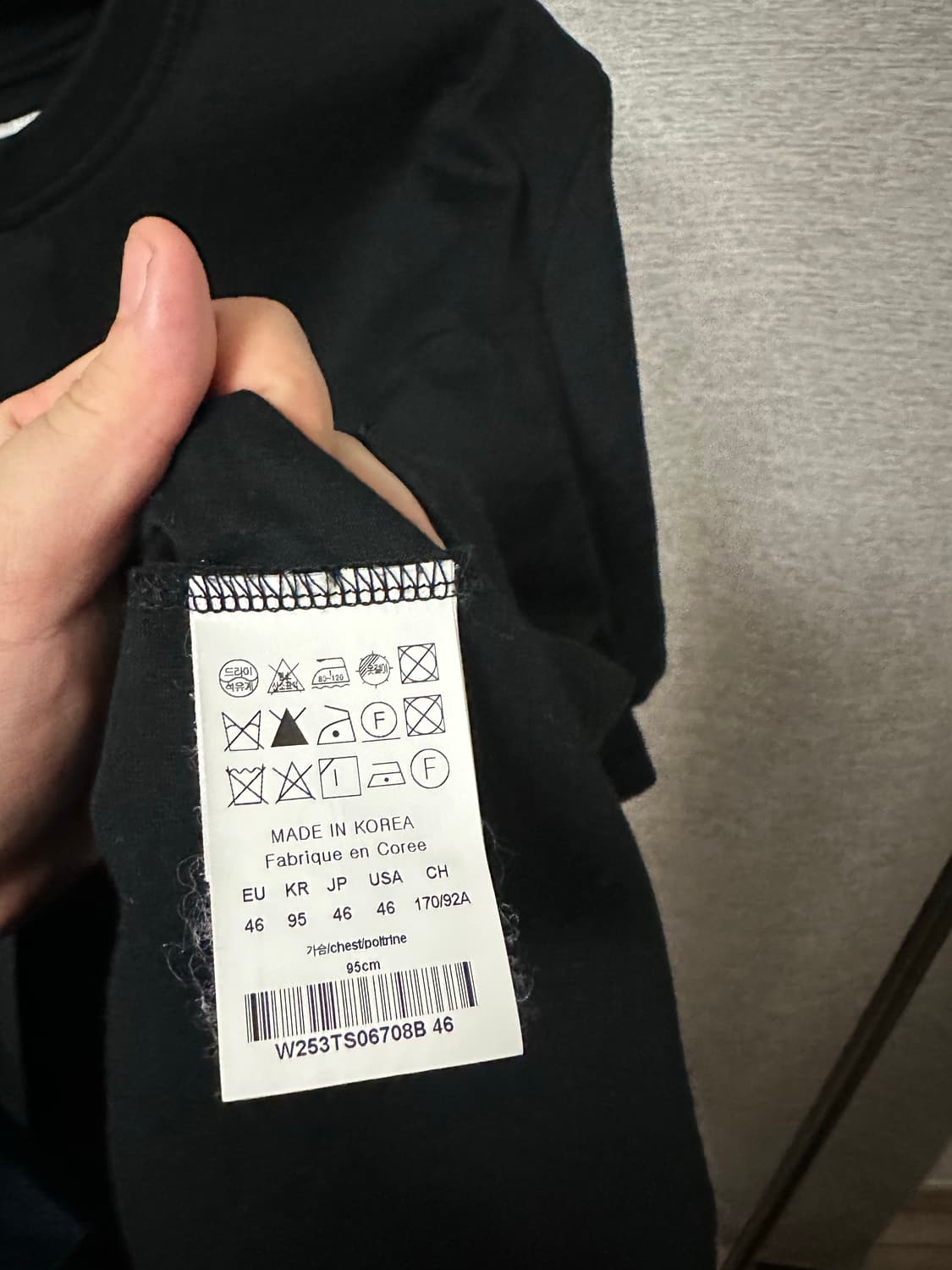 25SS 우영미 백로고 플라워 반팔티 블랙 (46)  상품이미지4