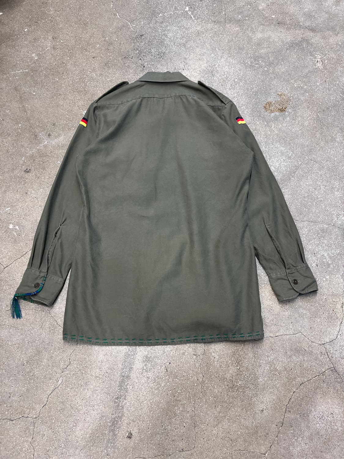 독일군 필드 셔츠 자켓 자수 handmade 상품이미지5