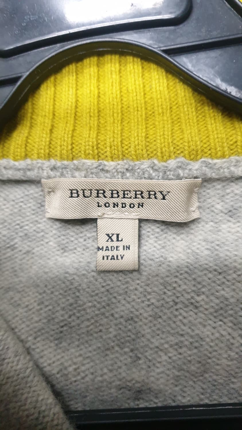 버버리 메리노울 하프집업 xl 정품 상품이미지3