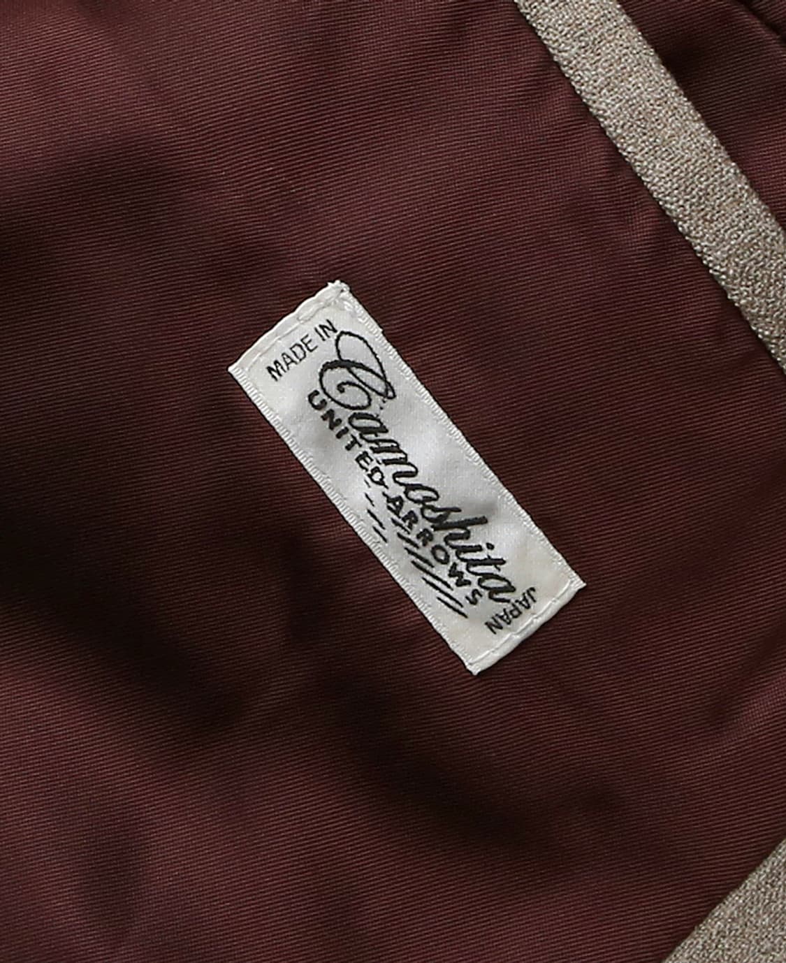 카모시타 [Camoshita] 베이지 울 투웨이 클래식 블루종 자켓 상품이미지7