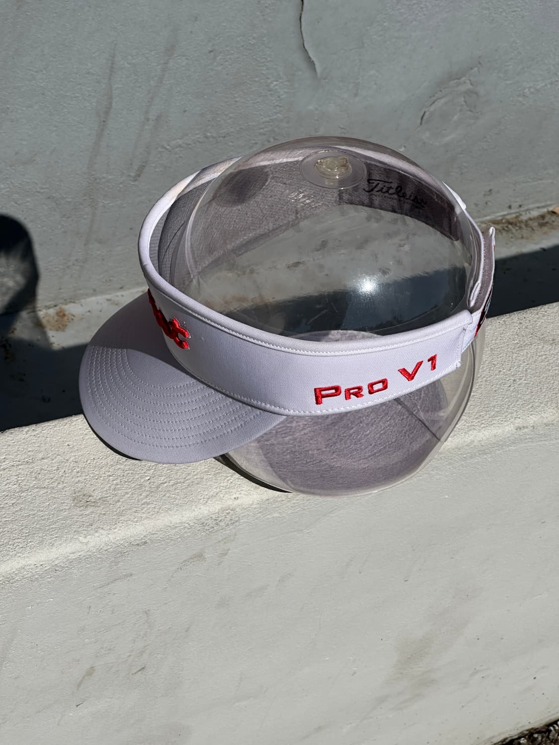 [F] 타이틀리스트 골프 화이트 썬바이저 썬캡 와이드 모자 상품이미지3