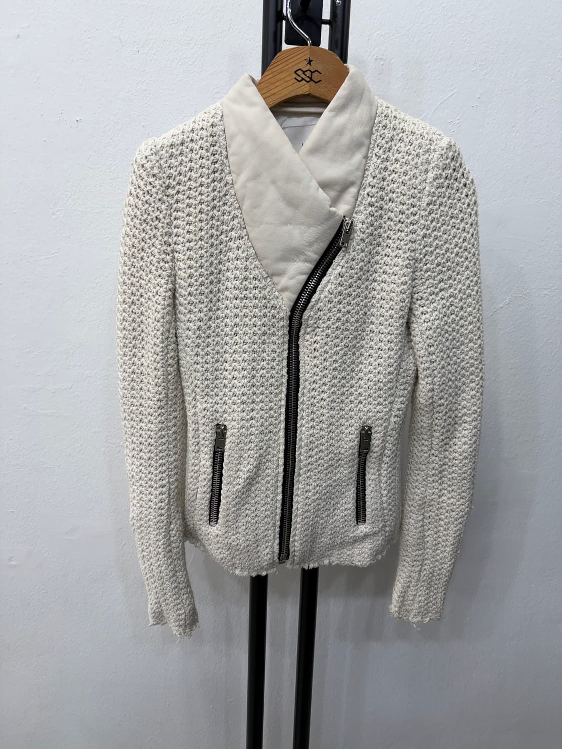 정품) 이로 한섬 니트 트위드 자켓 34 상품이미지1