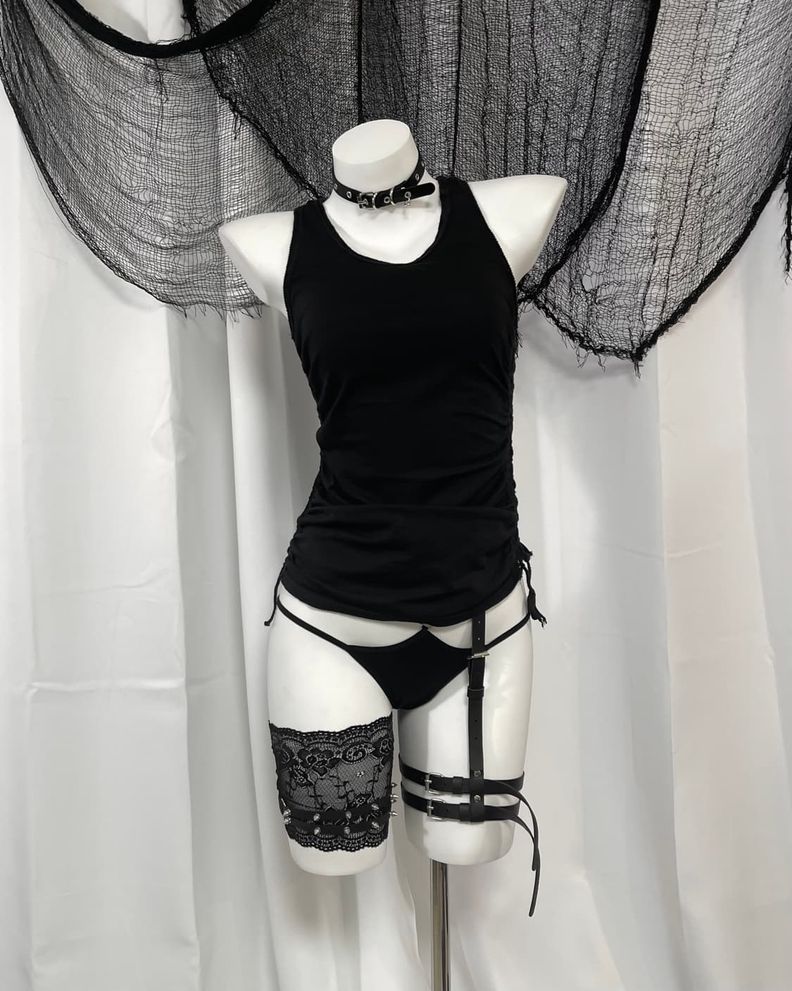 black detail sleeveless 상품이미지2