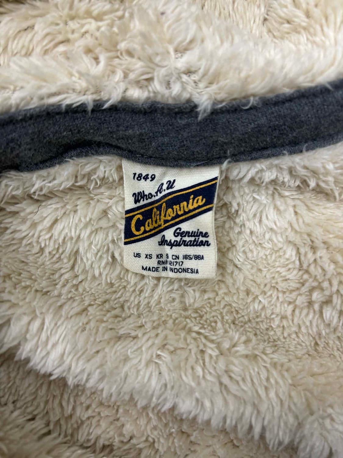 후아유 y2k 대장급 걸즈 후드 퍼 자켓 희귀져지(S) 상품이미지4