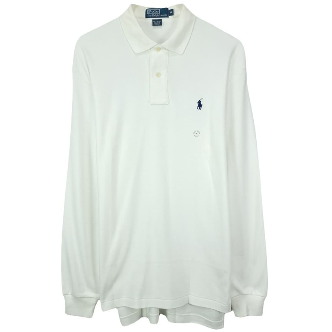 [폴로 랄프로렌] 포니 로고 자수 긴팔 카라티 화이트 M19495 상품이미지2