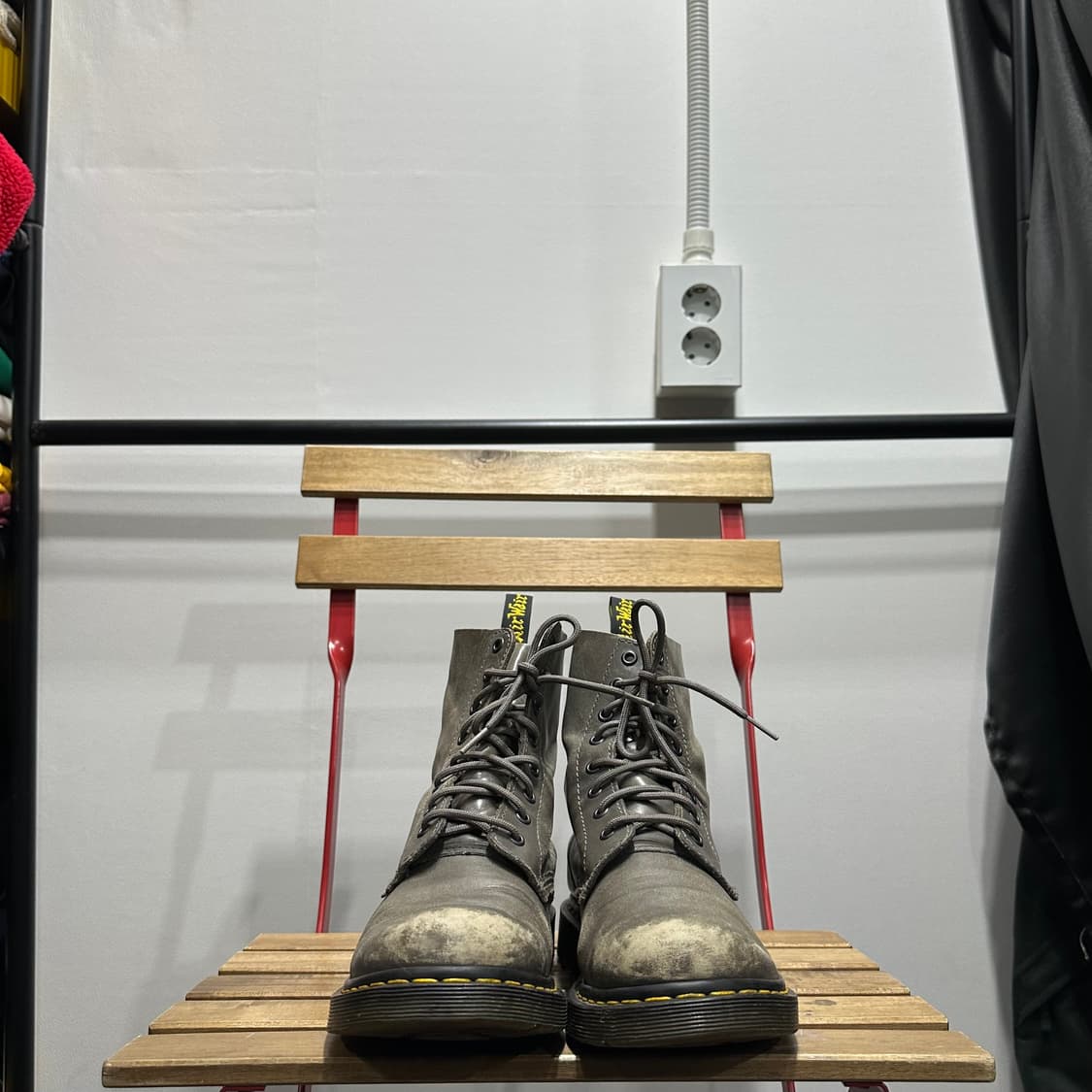 UK7 260) 닥터마틴 부츠 남성 남자 워커 파스칼 그레이 상품이미지2