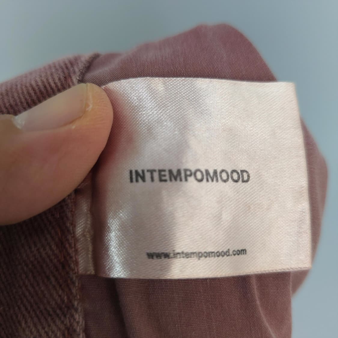 새제품)인템포무드 INTEMPOMOOD 어글리 다잉 데님 팬츠 XL 상품이미지9