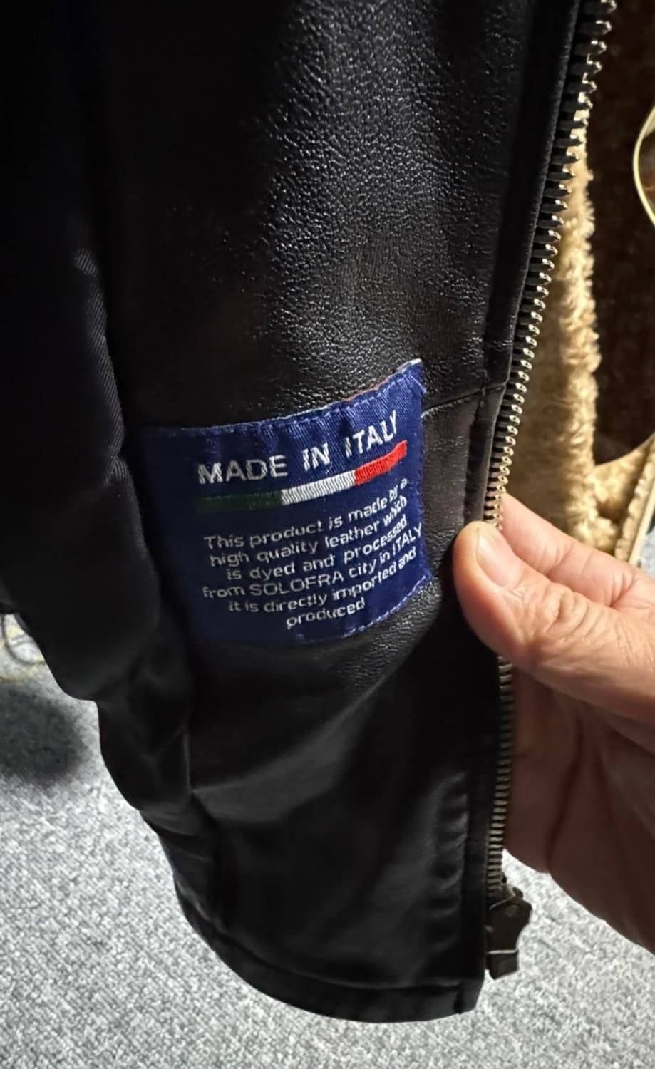 이태리 양가죽 자켓(광희시장) 95-100 상품이미지3