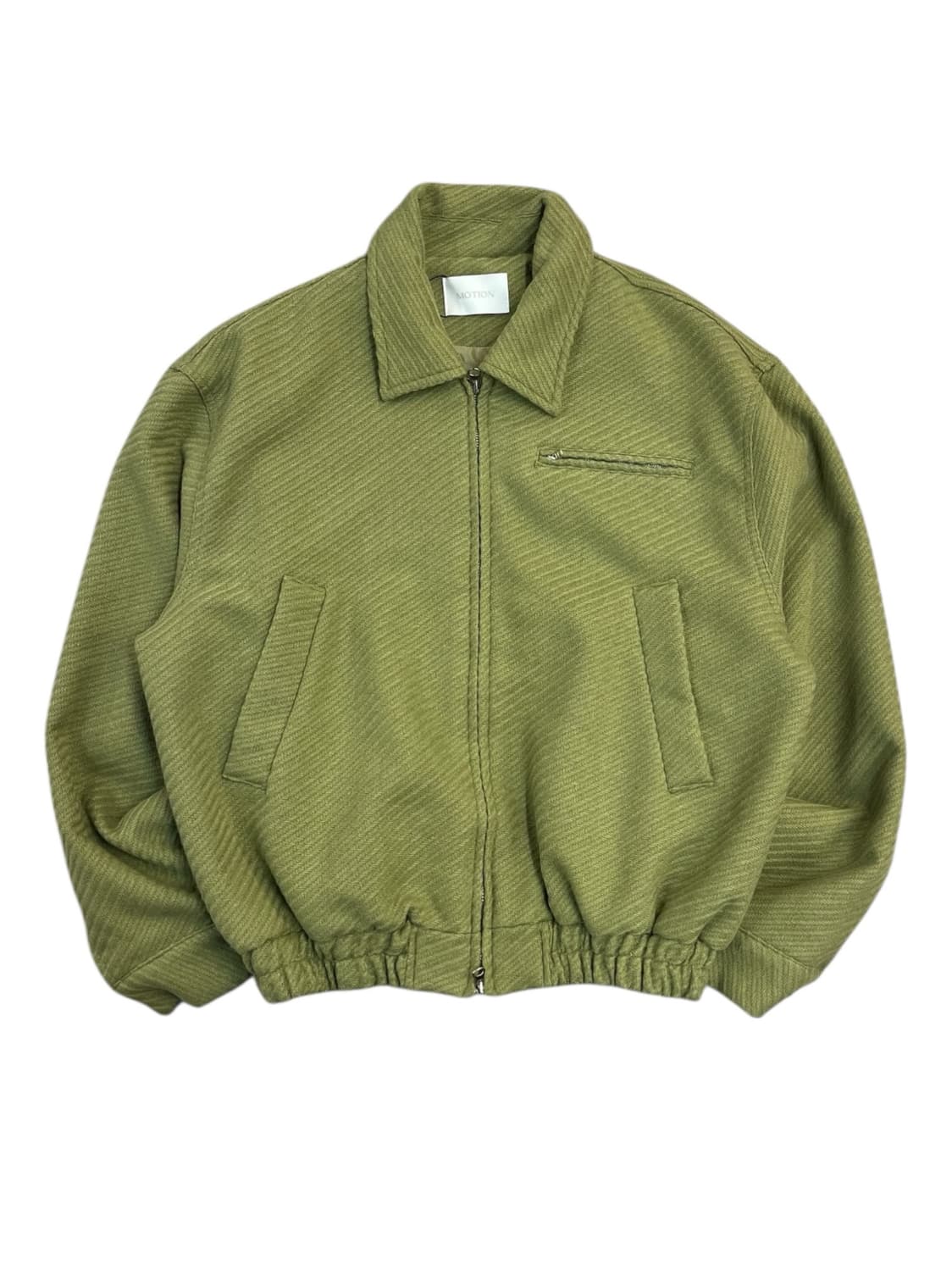 빈티지 투웨이 카라 집업 자켓 그린 #csz2350 상품이미지3