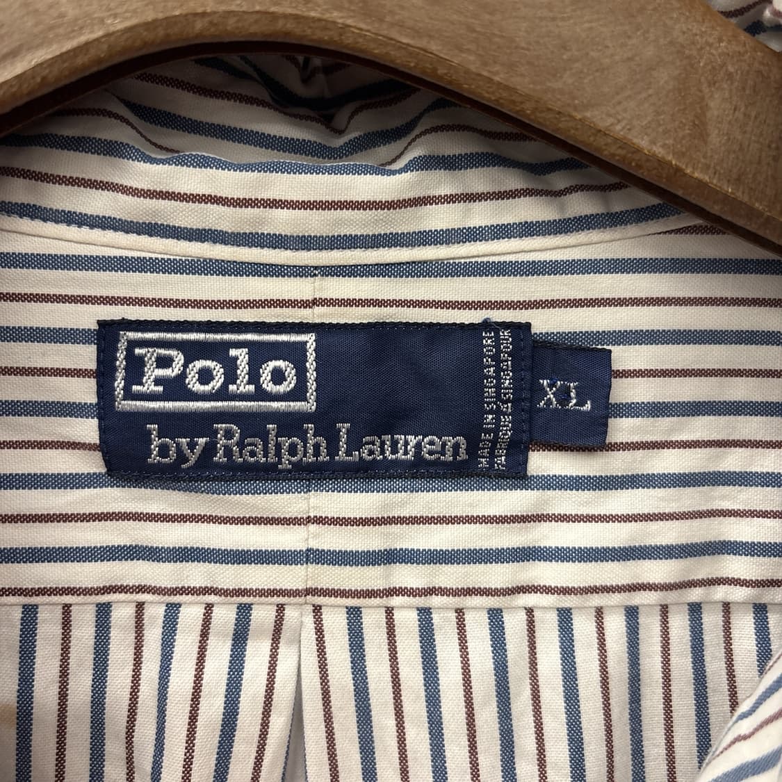 90s 폴로 랄프로렌 멀티컬러 스트라이프 옥스포드 셔츠 N1101 상품이미지8