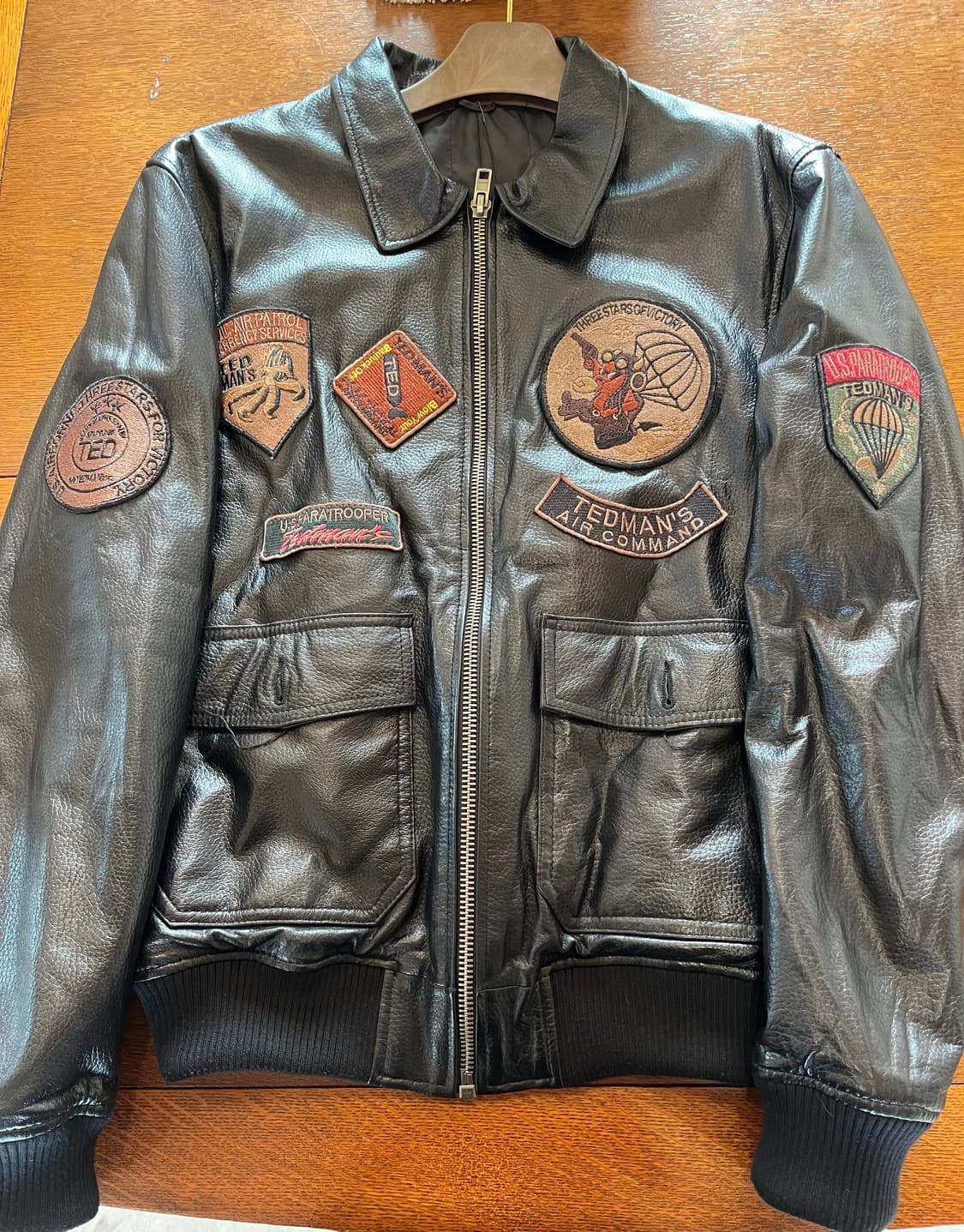 빈티지 가죽 자켓 상품이미지5