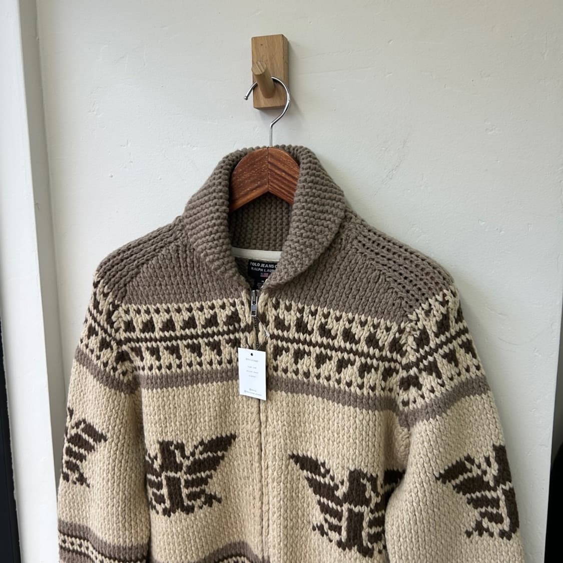 15839 - 폴로 진스 성조기 코위찬 가디건 상품이미지1