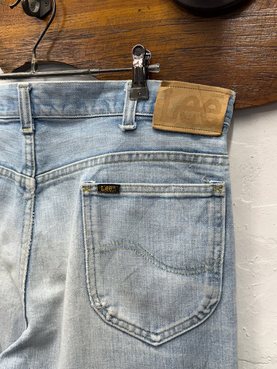 80s USA Lee Riders 200 Straight Denim Pa 상품이미지1