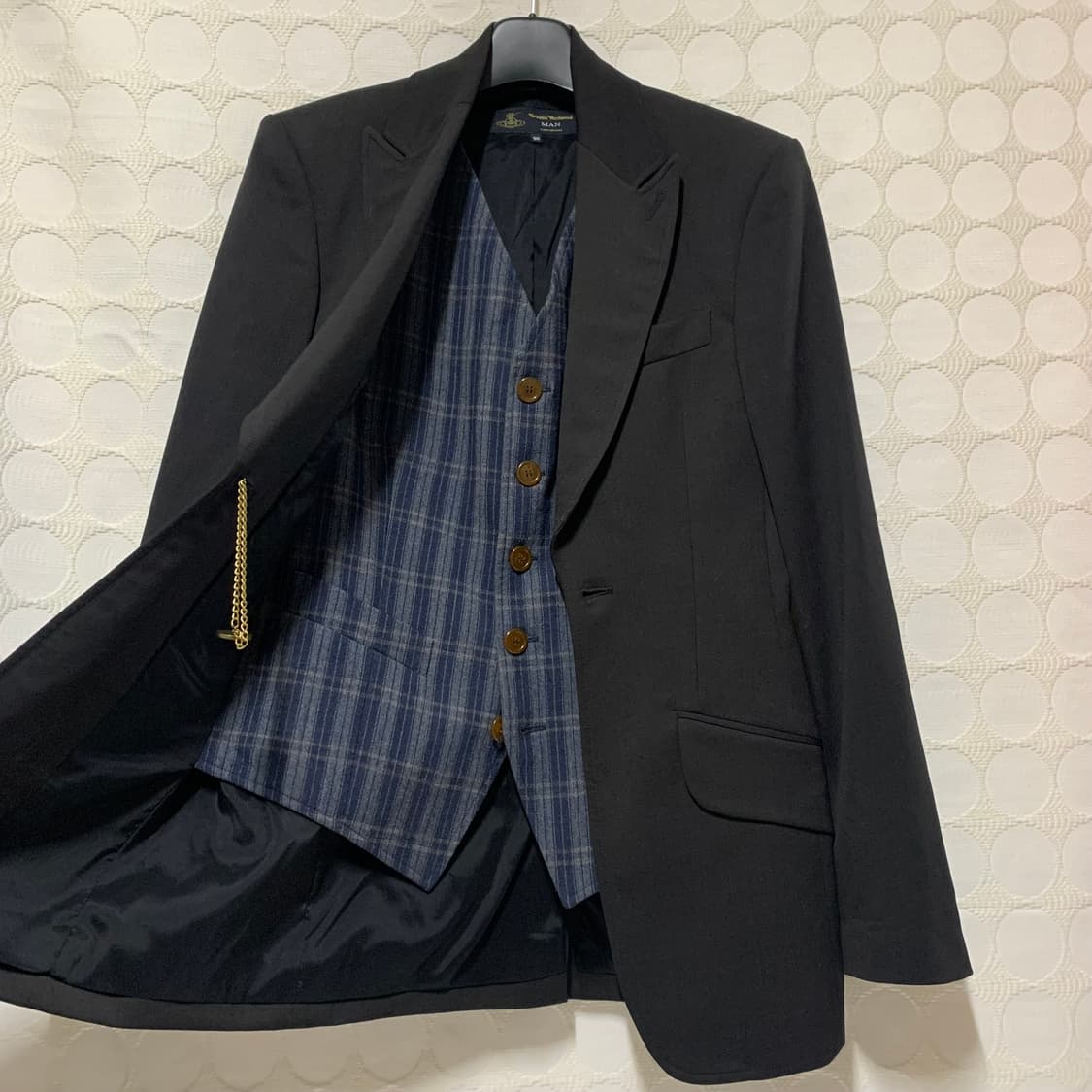 남녀공용!vivienne westwood man 울 레이어드 자켓 상품이미지3