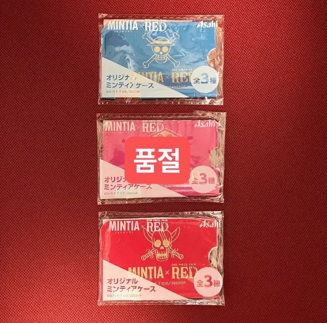 미개봉) 원피스 콜라보 필름레드 한정 민티아 케이스 3종 상품이미지1