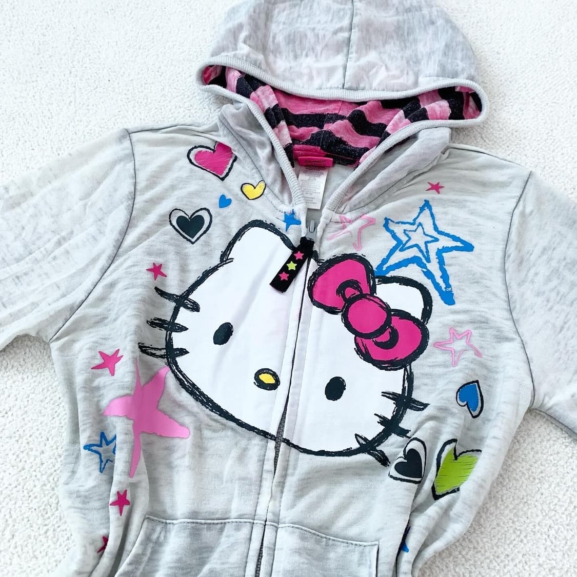 y2k 헬로키티 키치 후드집업 상품이미지2