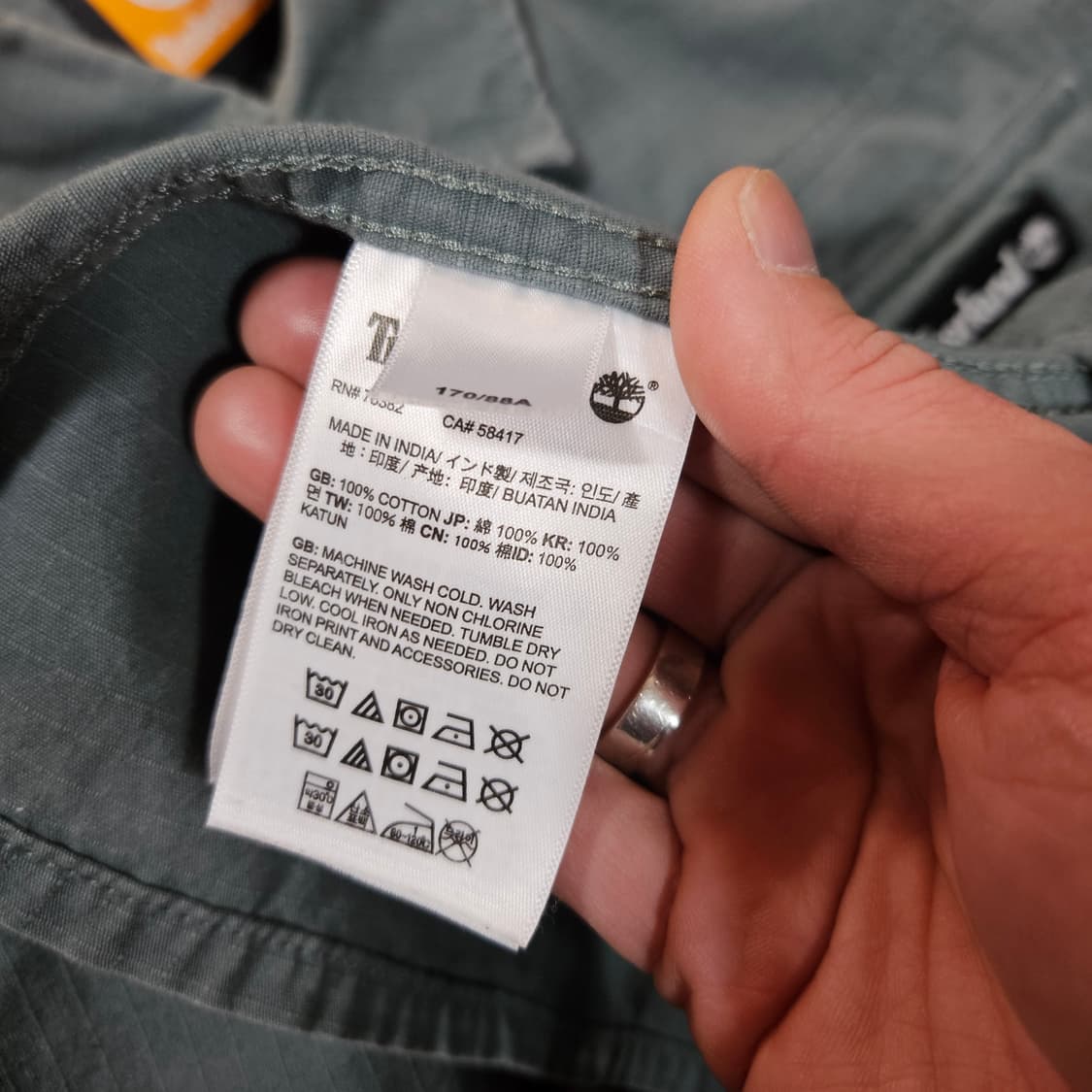 팀버랜드 립스타 워크웨어 셔츠 S size 상품이미지9