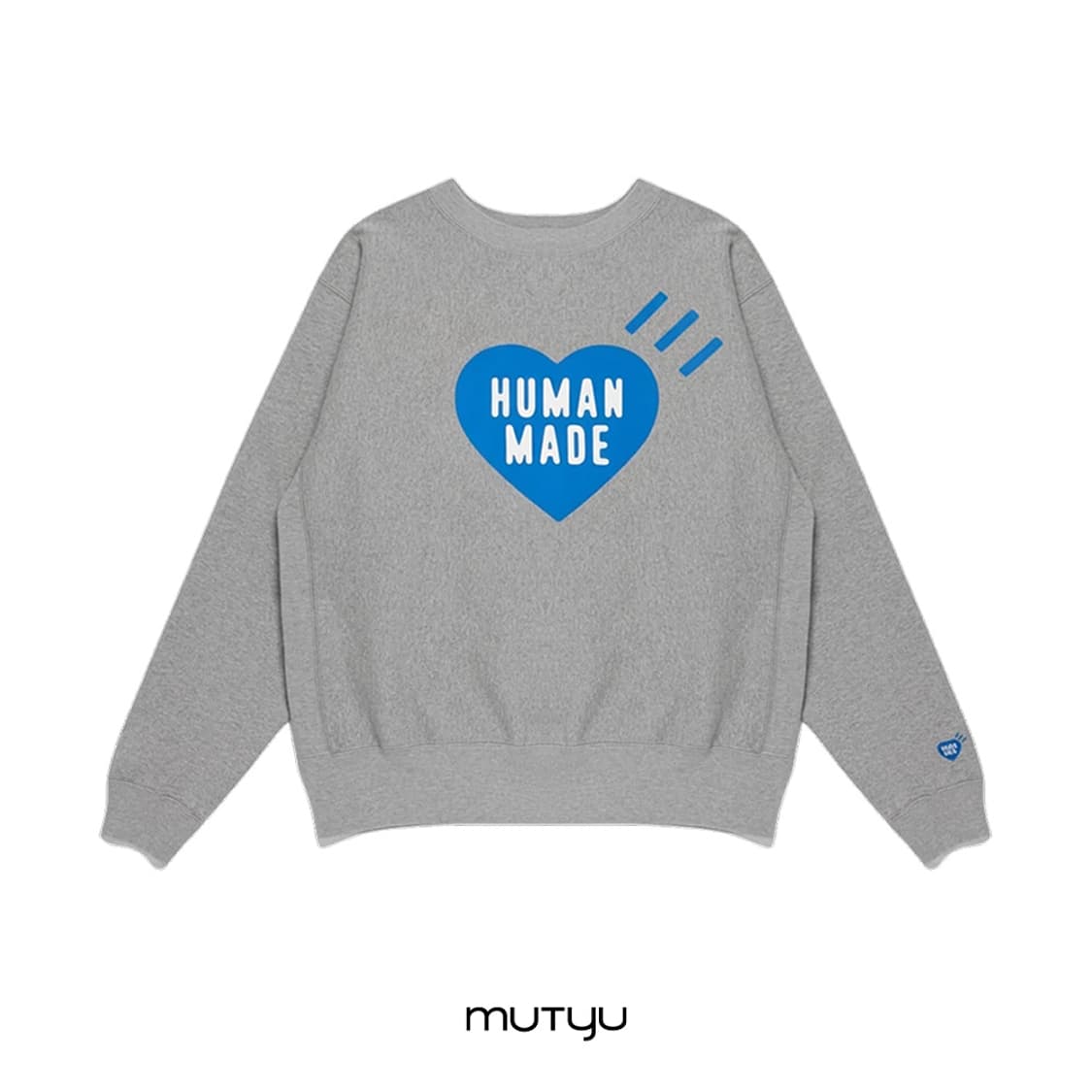 휴먼메이드 하트 스웨트셔츠 맨투맨 - 오프라인 스토어 한정 상품이미지1