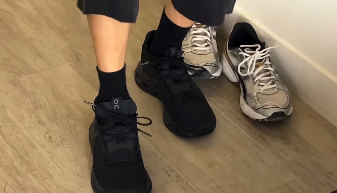 [275] 온러닝 클라우드 노바 폼 2 블랙 / 강겨울님 착용 상품이미지2