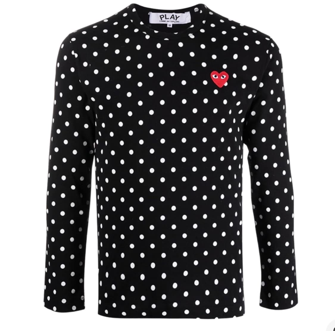 꼼데가르송 도트 롱슬리브  상품이미지1