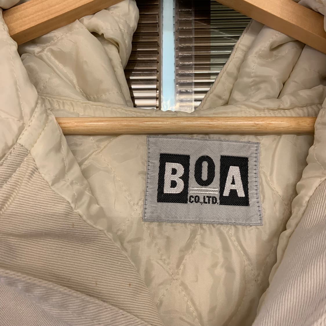 일본 빈티지 이니셜 코튼 파카 상품이미지5