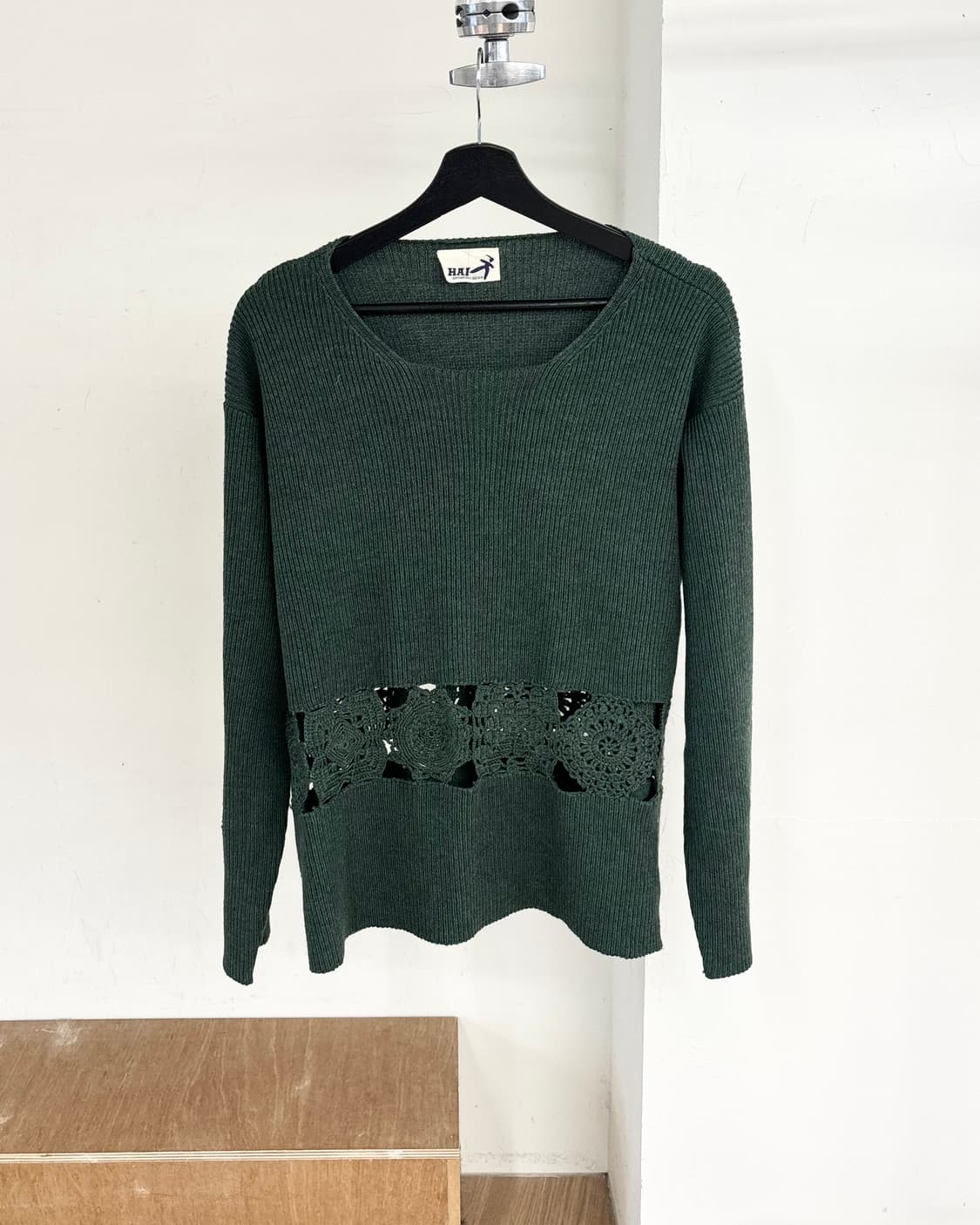 하이 스포팅 기어 그린 니트 상품이미지1