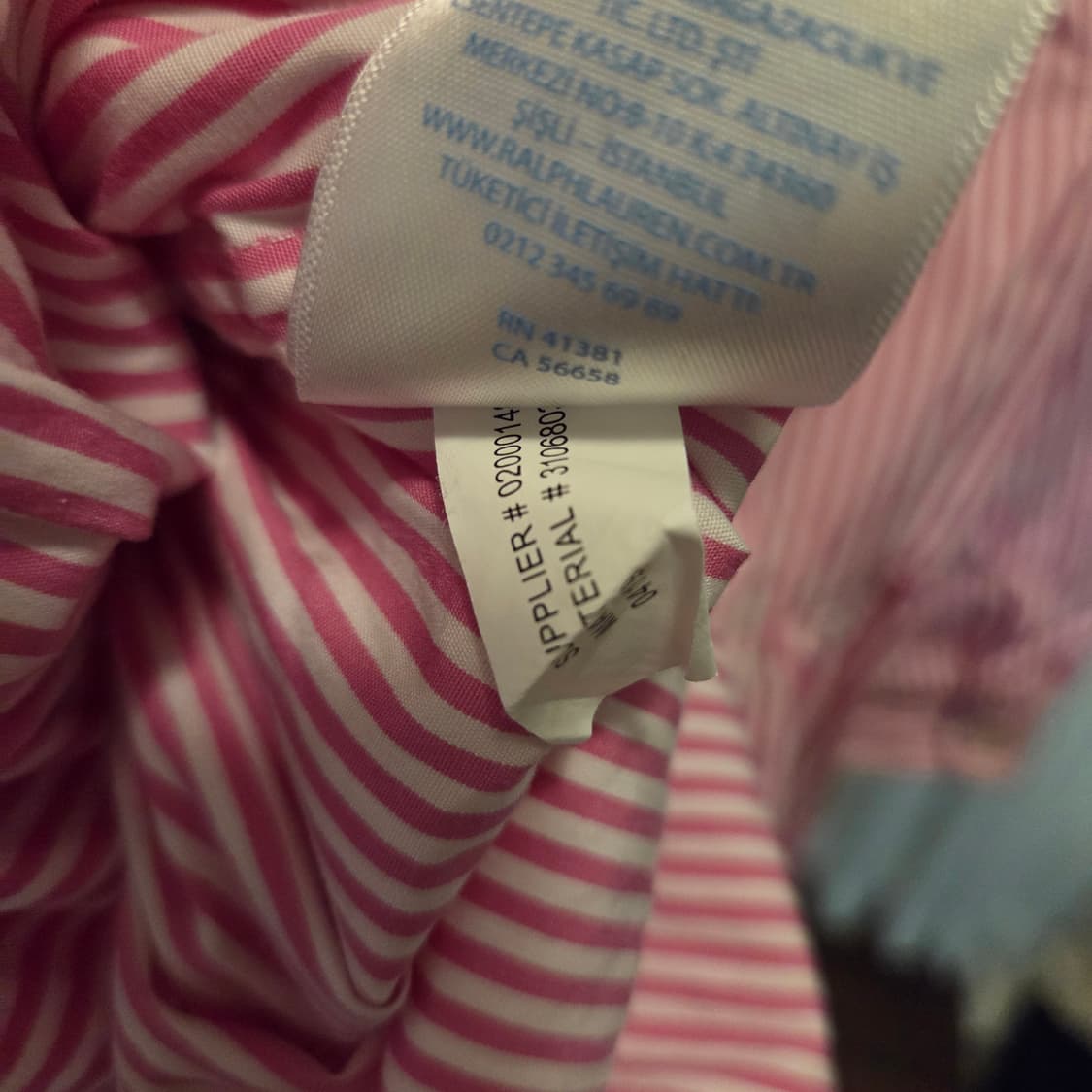 폴로 랄프로렌 핑크 스트라이프 아동 원피스 상품이미지6