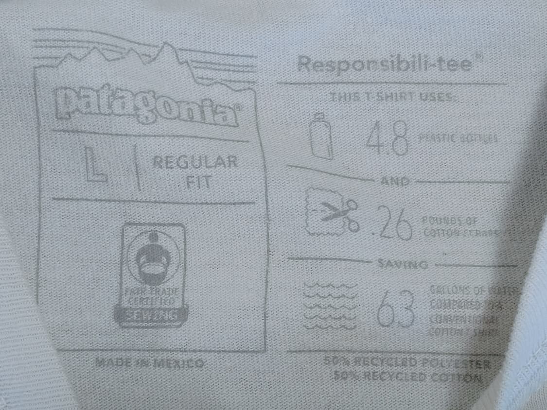 patagonia 파타고니아 면폴리혼용 반팔라운드티 상품이미지5
