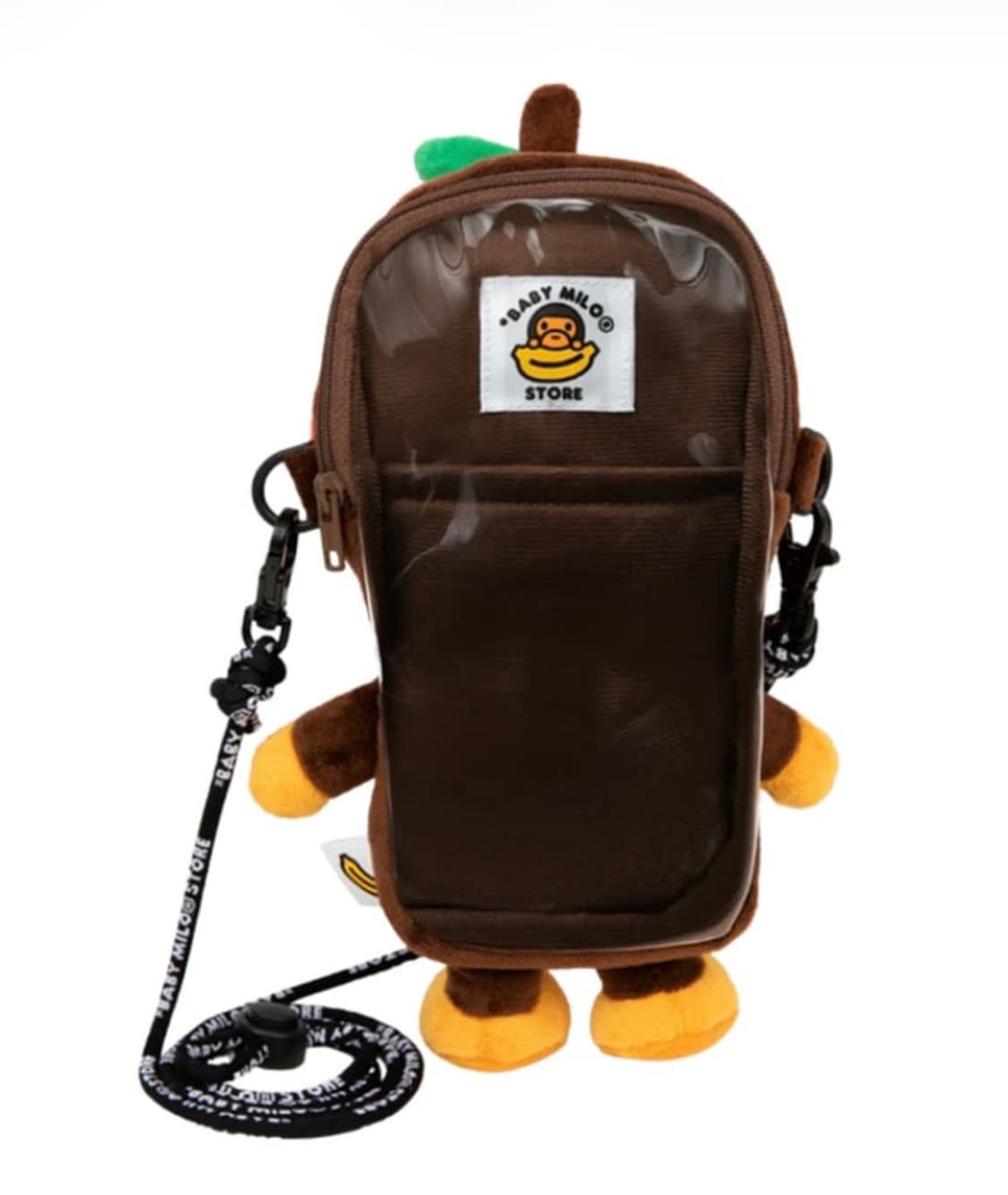 베이프 베이비 마일로 플러시 모바일 백 레드 상품이미지2