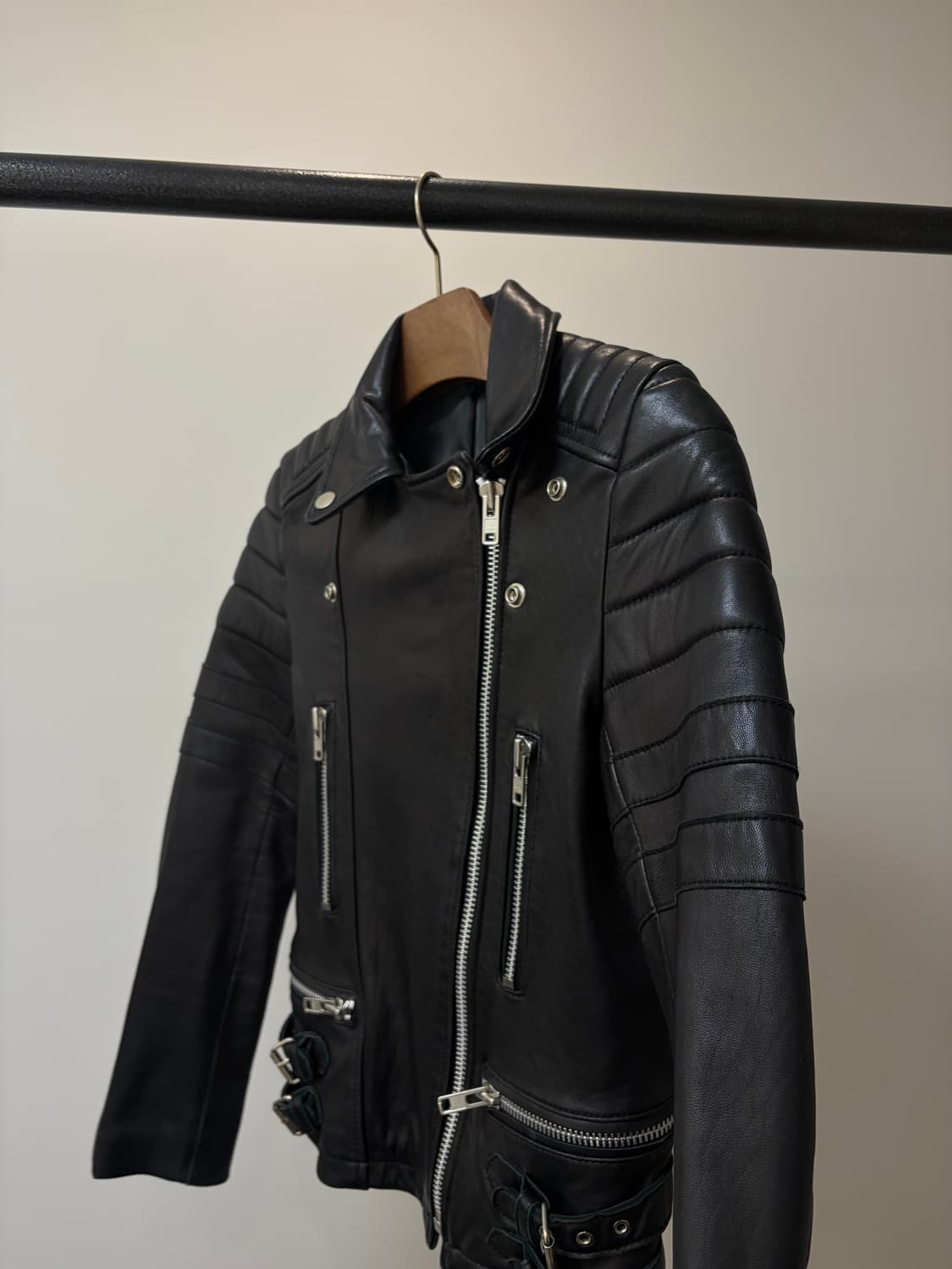 (55) 여성 이탈리아 라이더 양가죽 자켓 상품이미지3