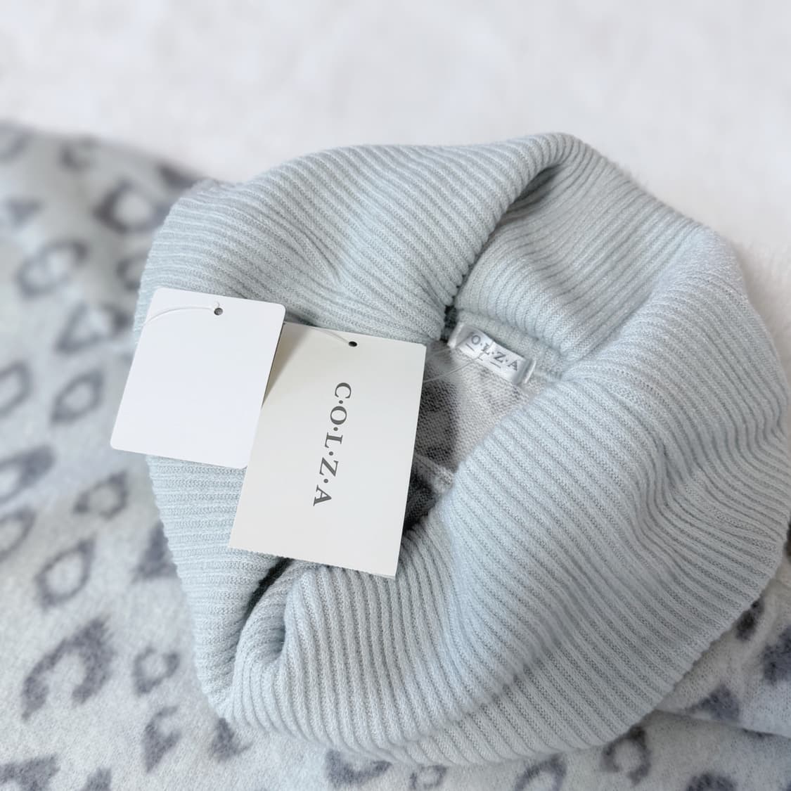 (새상품) COLZA 히메갸루 오네갸루 솜사탕 목폴라 포근 대장 니트 상품이미지6