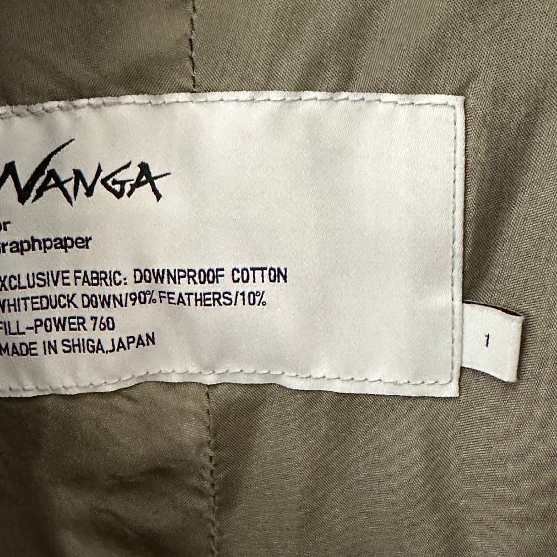 그라프페이퍼 난가 패딩  상품이미지4