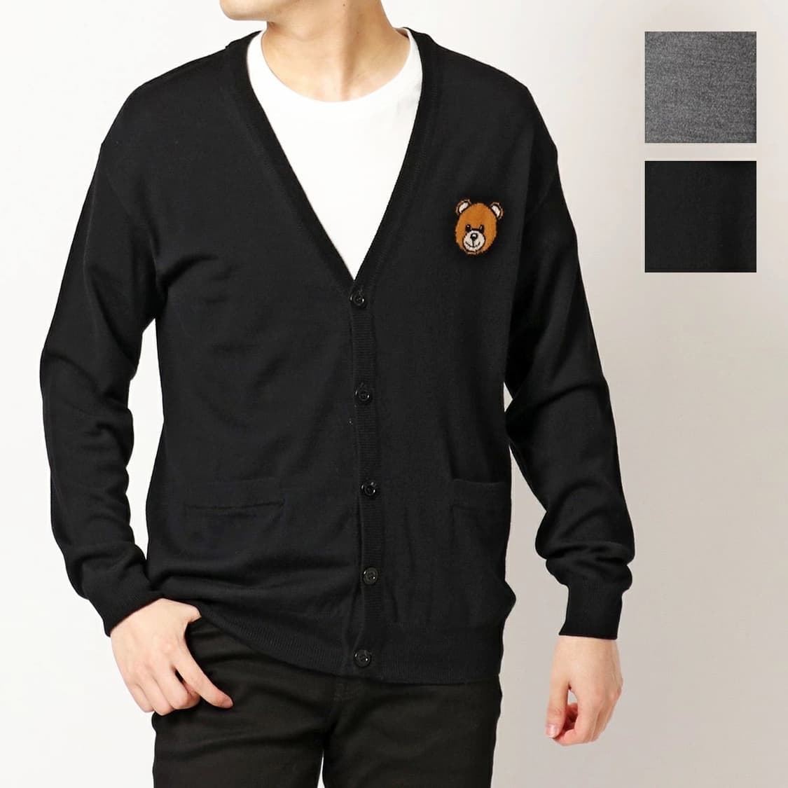 모스키노 테디베어 울 니트 가디건 XL 상품이미지2