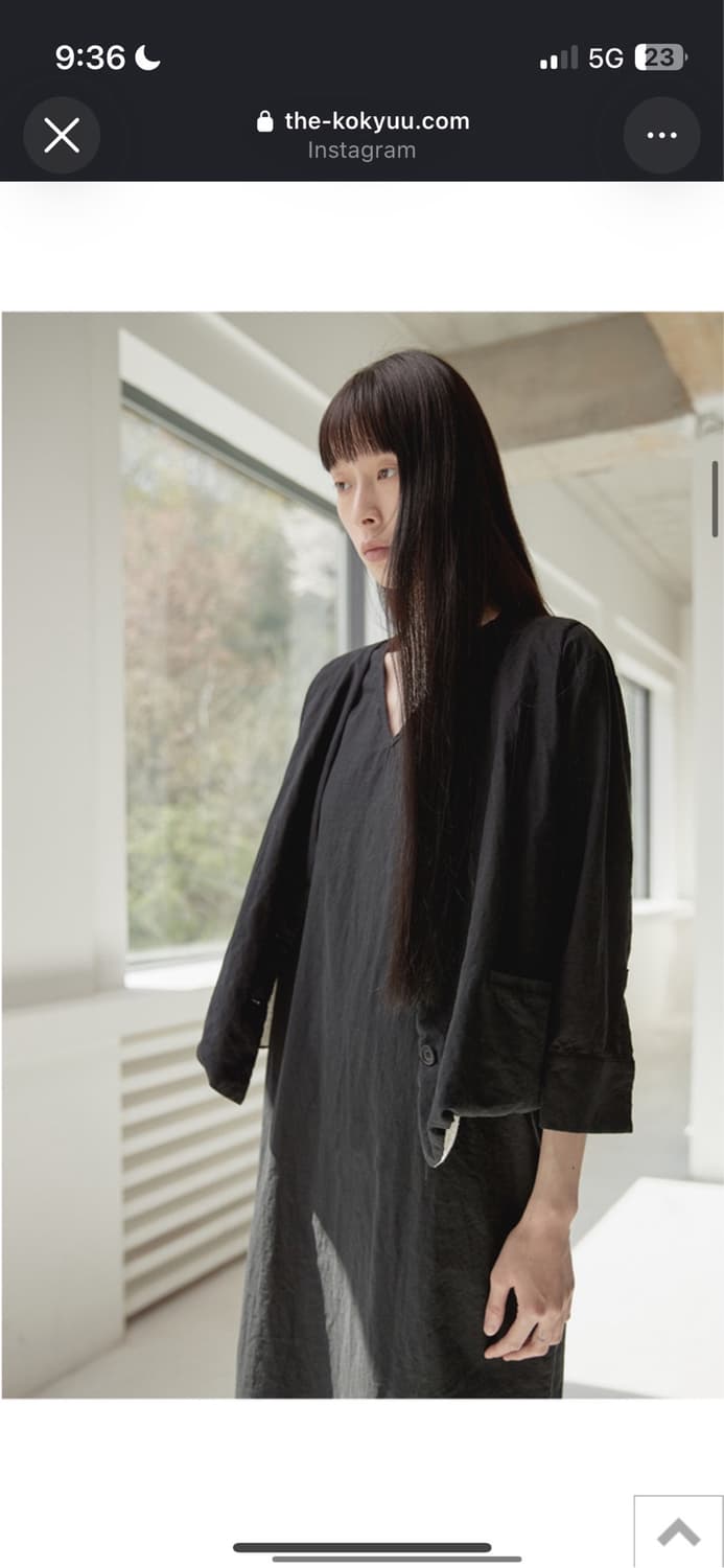 코큐 kokyuu Long one Piece Layered Vest 상품이미지1