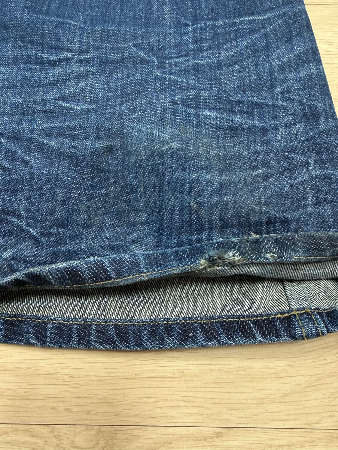 언더마이카 플레어 데님 인디고 블루 2사이즈 상품이미지4