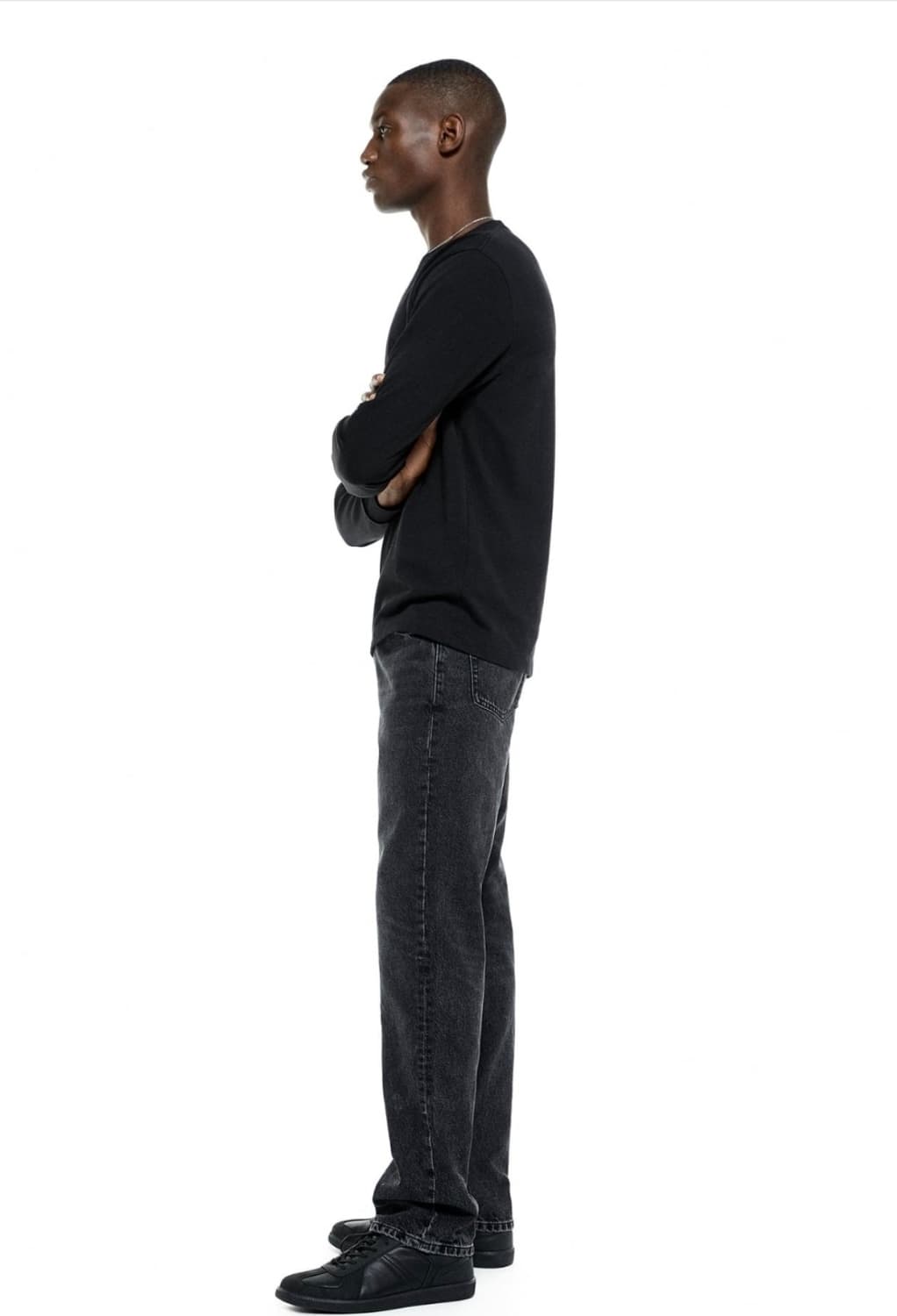 Zara 자라 스트레이트핏 흑청 데님(새상품) 상품이미지2