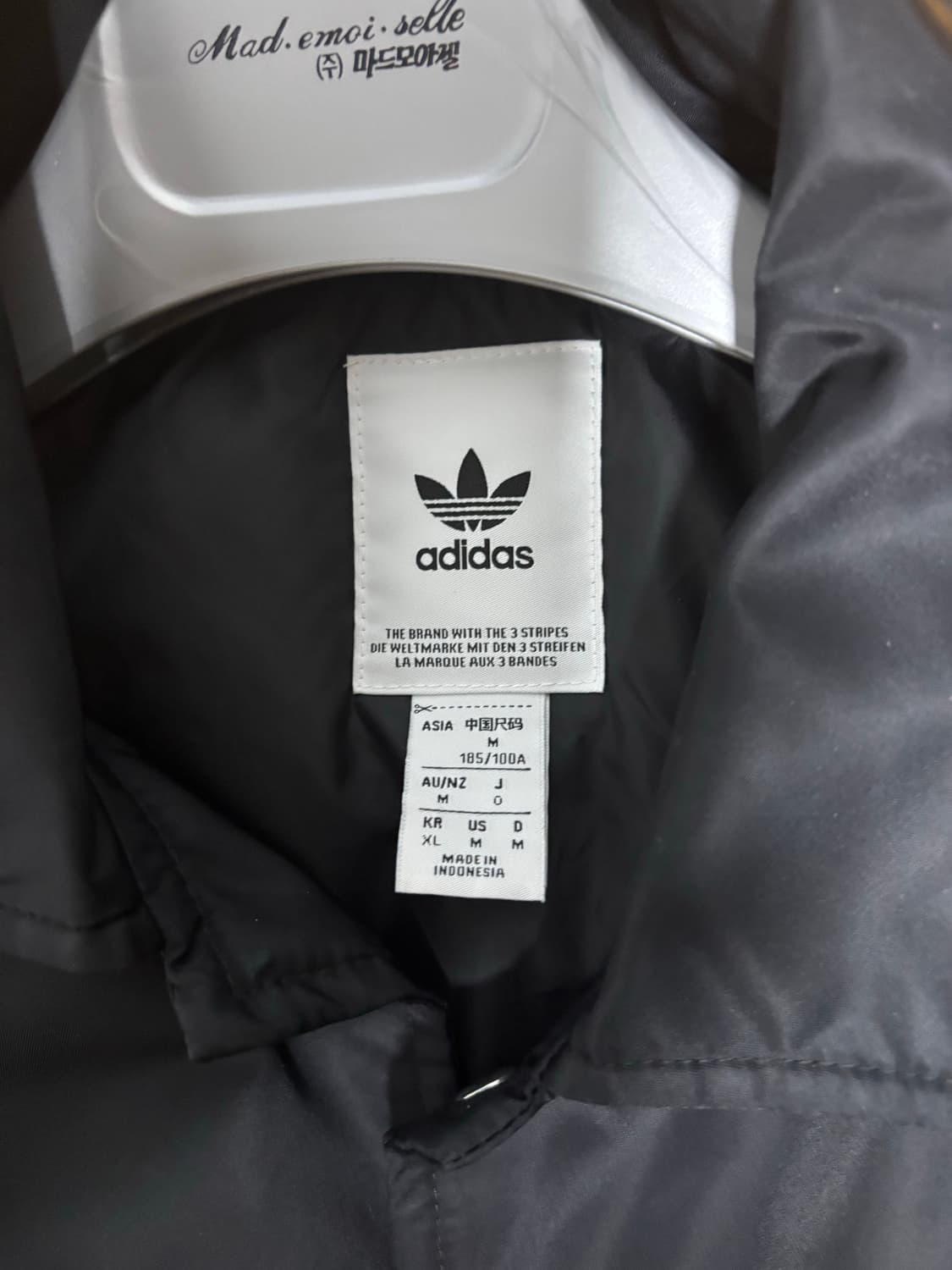 아디다스 빅로고 봄버자켓xl 상품이미지3