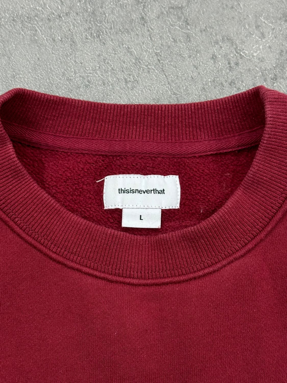 디스이즈네버댓 자수 맨투맨 상품이미지5