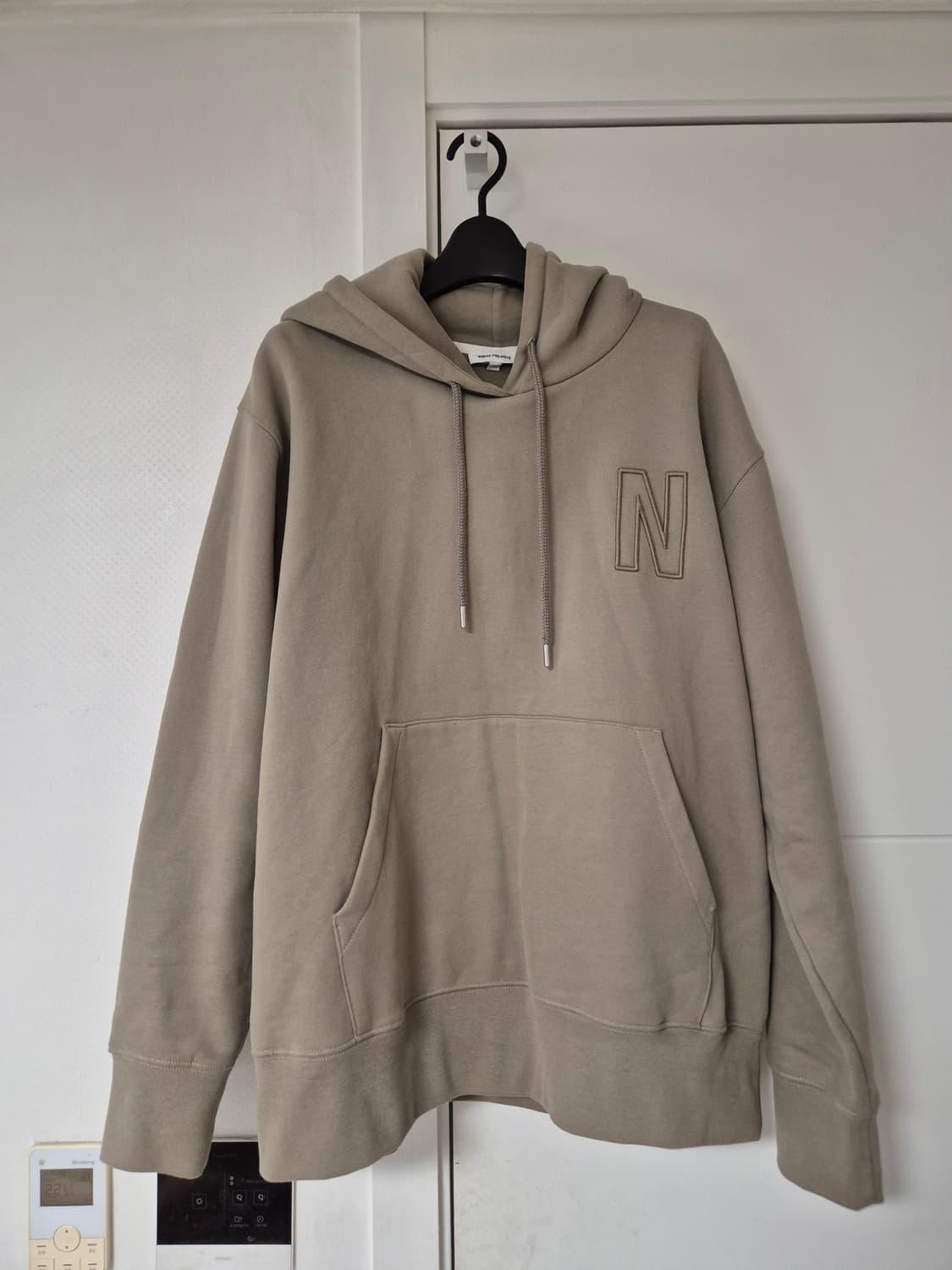노스프로젝트 로고 후드 스웨트 셔츠 3 상품이미지1
