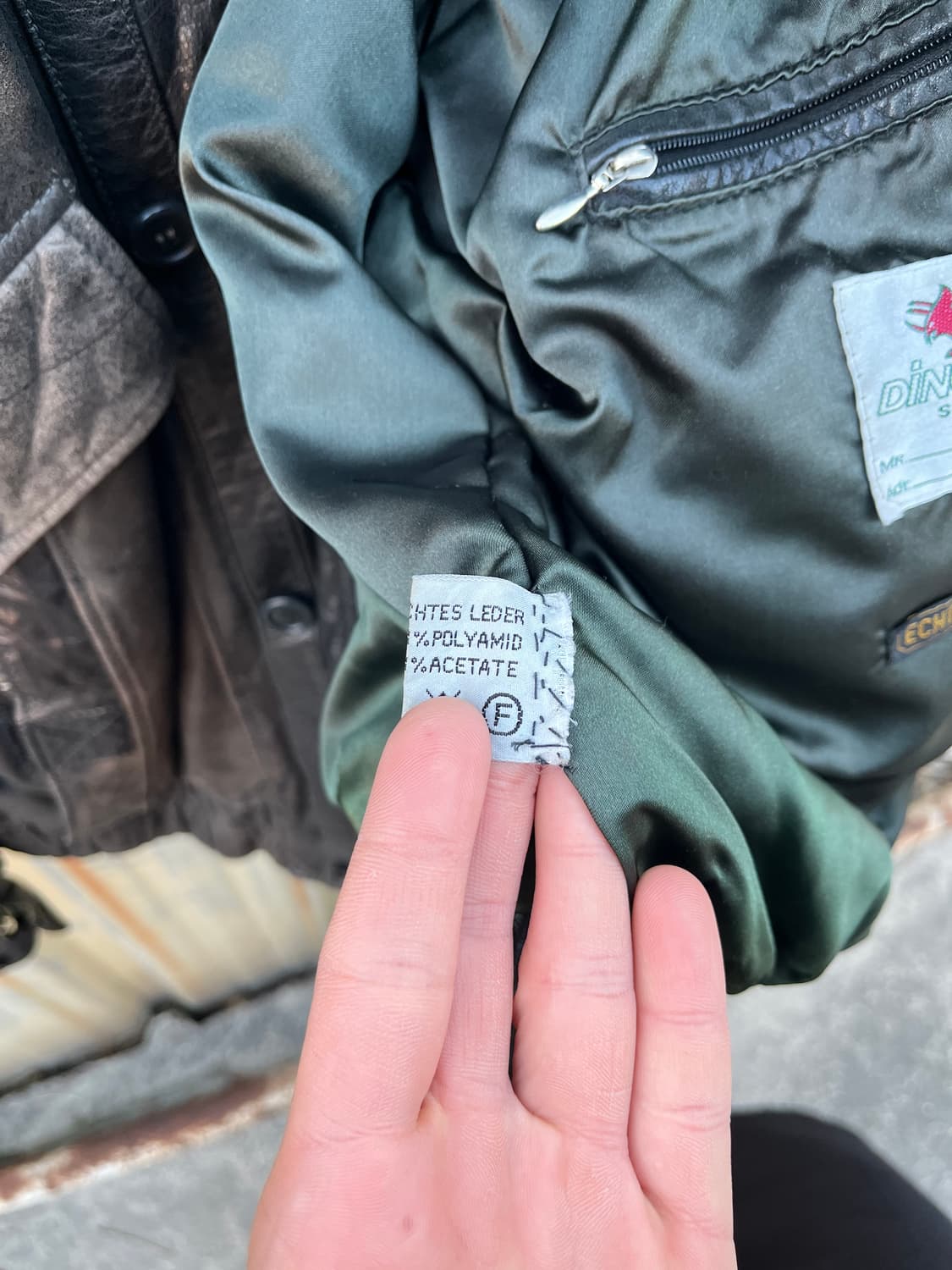 Vintage 리얼 레더 붐버자켓 상품이미지6