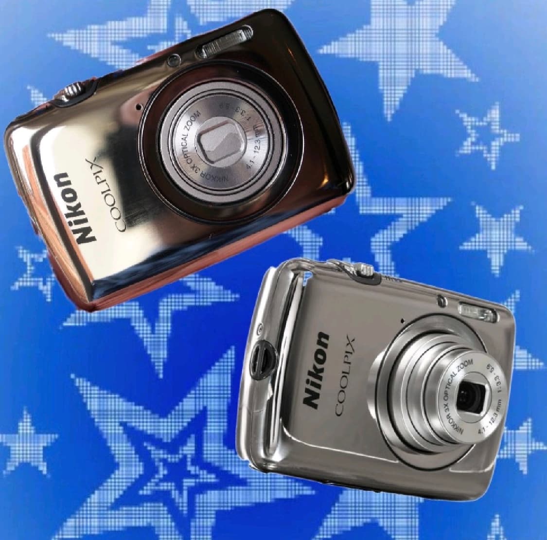 니콘 쿨픽스 S01 실버 연예인 디카 디지털 카메라 캠코더 상품이미지1
