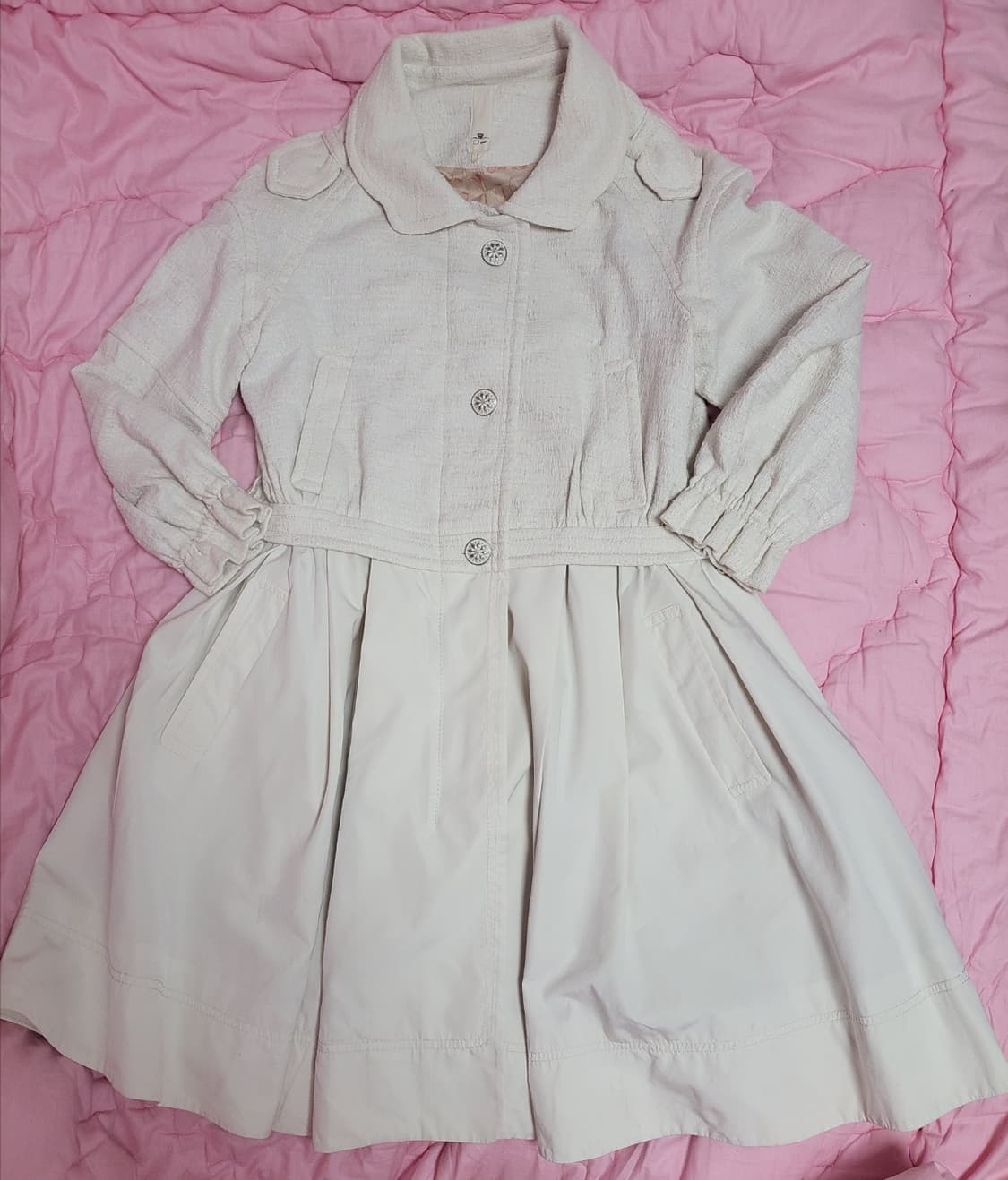 급처상태좋음!오즈세컨 러블리 트렌치코트 자켓 리즈리사st레니본st 상품이미지1